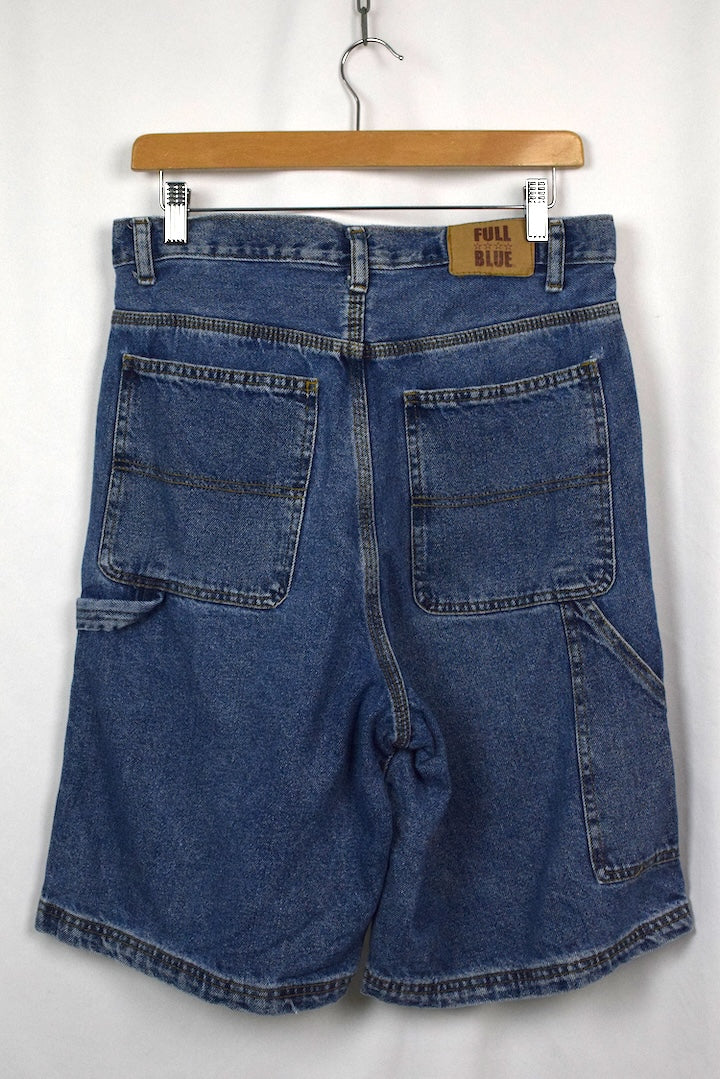 Reworked Full Blue Brand Denim Jorts
