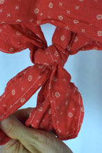 Load image into Gallery viewer, Reworked Paisley Print Tie-Up Top
