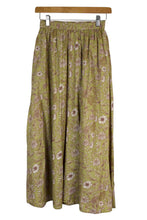 Load image into Gallery viewer, Reworked Green Floral Print Skirt
