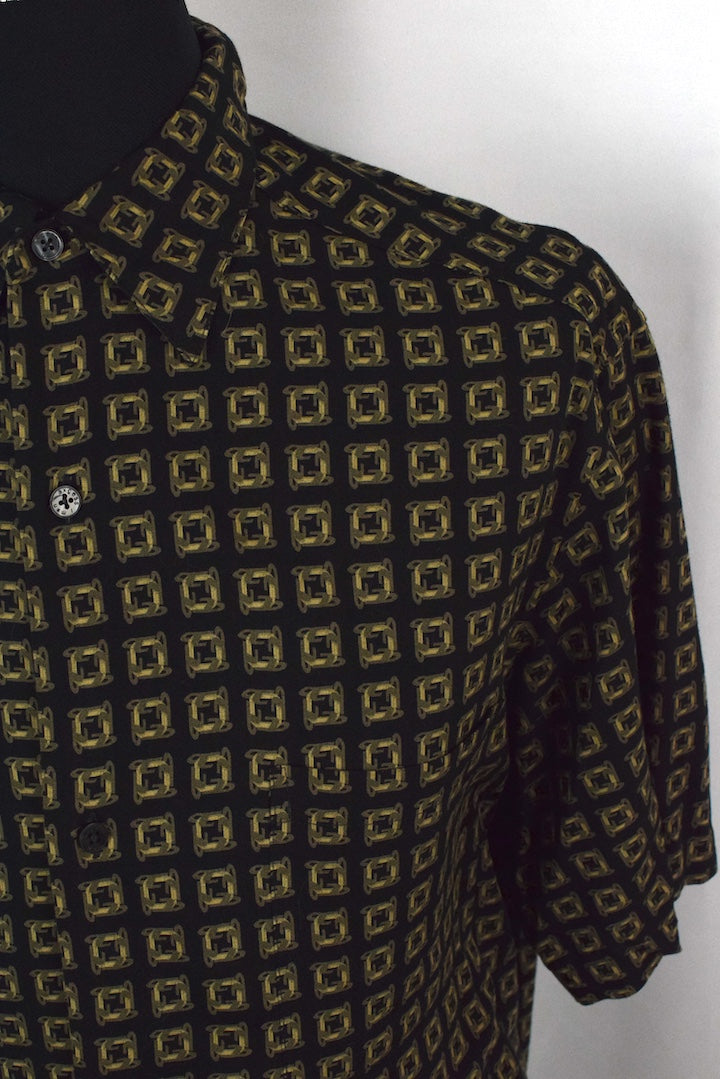 Square Print Party Shirt