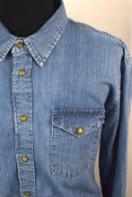 Load image into Gallery viewer, Wrangler Brand Denim Shirt

