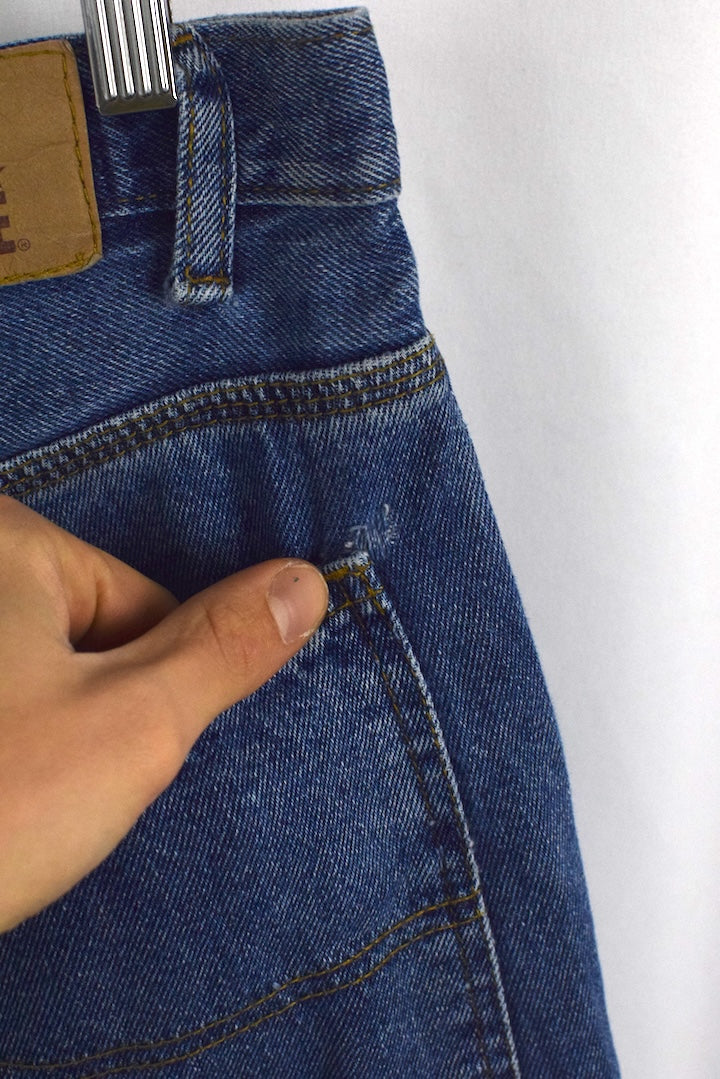 Reworked Full Blue Brand Denim Jorts