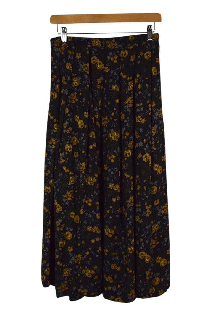Sag Harbor Brand Rose Print Skirt