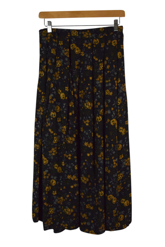 Sag Harbor Brand Rose Print Skirt