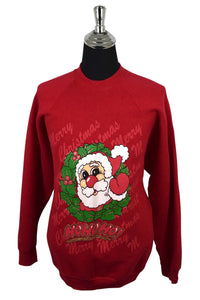 80s/90s Ladies Santa Sweatshirt