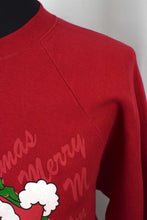 Load image into Gallery viewer, 80s/90s Ladies Santa Sweatshirt
