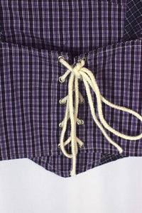 Reworked Ralph Lauren Brand Corset Style Top