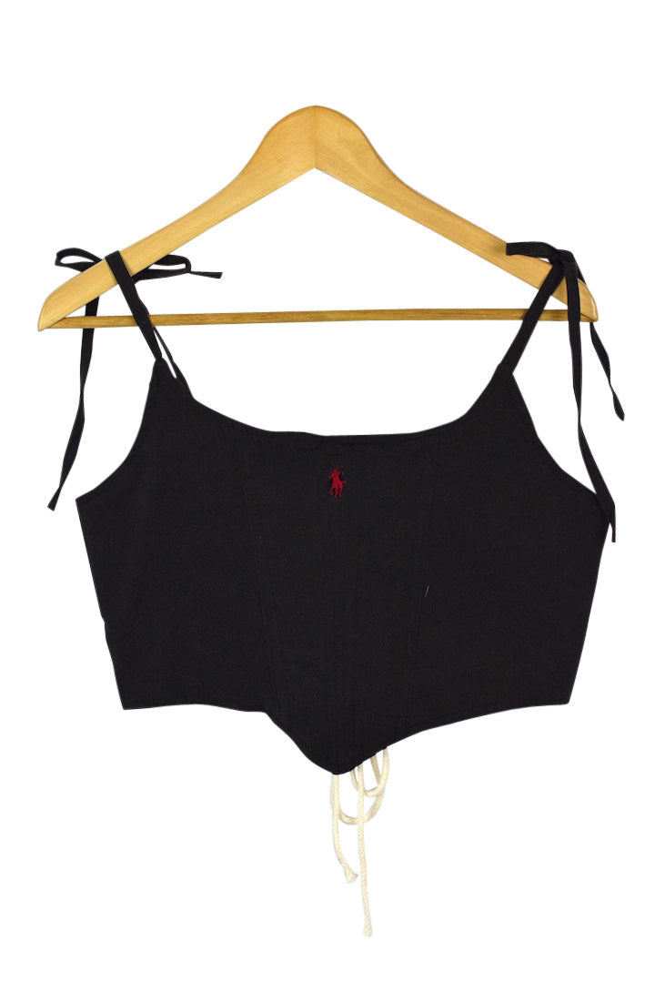 Reworked Ralph Lauren Brand Corset Style Top