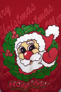 80s/90s Ladies Santa Sweatshirt
