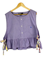 Load image into Gallery viewer, Reworked Ralph Lauren Brand Baby Doll Top
