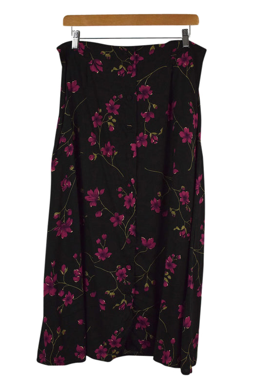Sag Harbor Floral Print Skirt