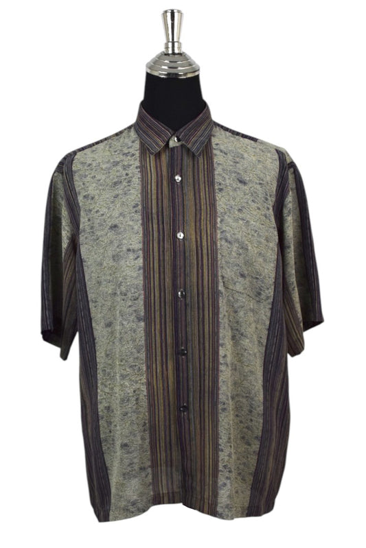 Abstract Stripe Print Shirt