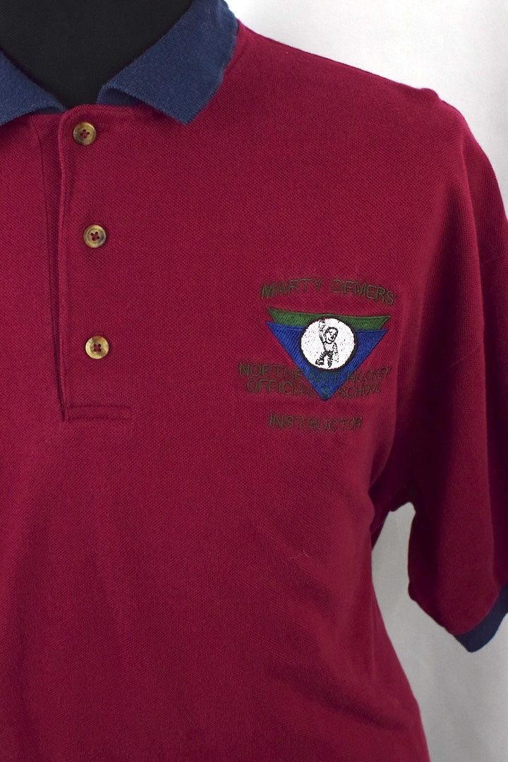 80s/90s Hockey Officials Polo Shirt