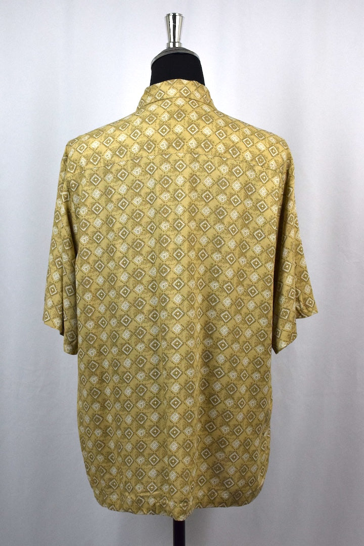 Covington Brand Abstract Diamond Print Shirt
