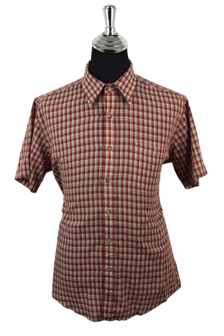 80s Macy's Brand Checkered Shirt