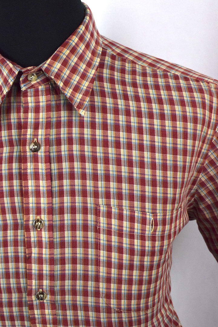 80s Macy's Brand Checkered Shirt