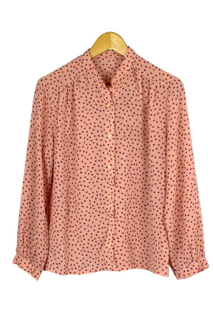 Reworked Floral Print Blouse