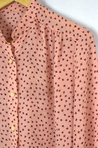 Reworked Floral Print Blouse