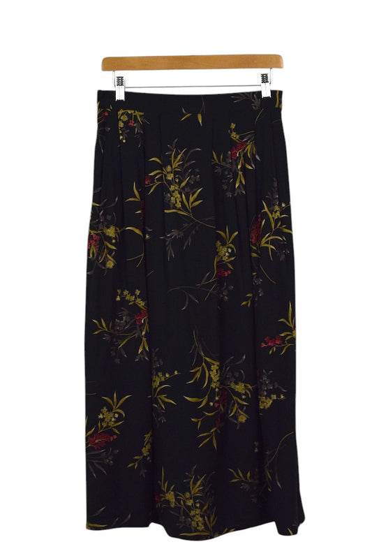 80s/90s Floral Print Skirt