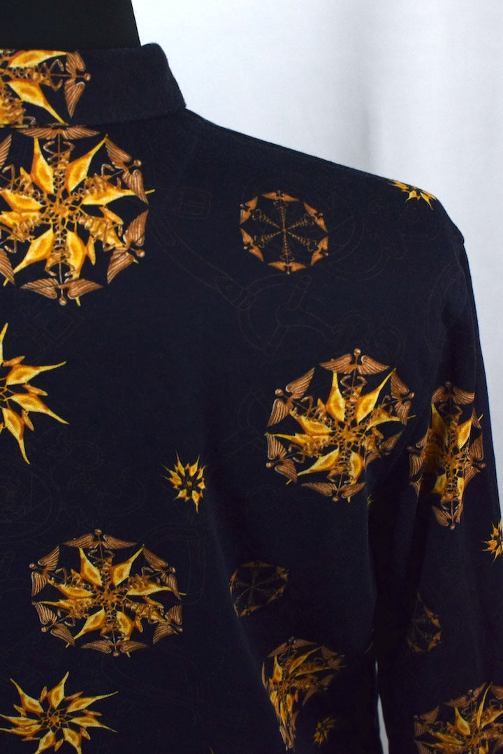 Abstract Stars Shapes Print Shirt