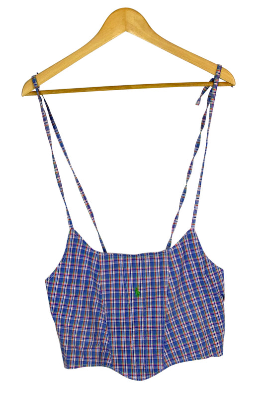 Reworked Ralph Lauren Brand Corset Style Top