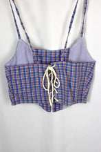 Load image into Gallery viewer, Reworked Ralph Lauren Brand Corset Style Top
