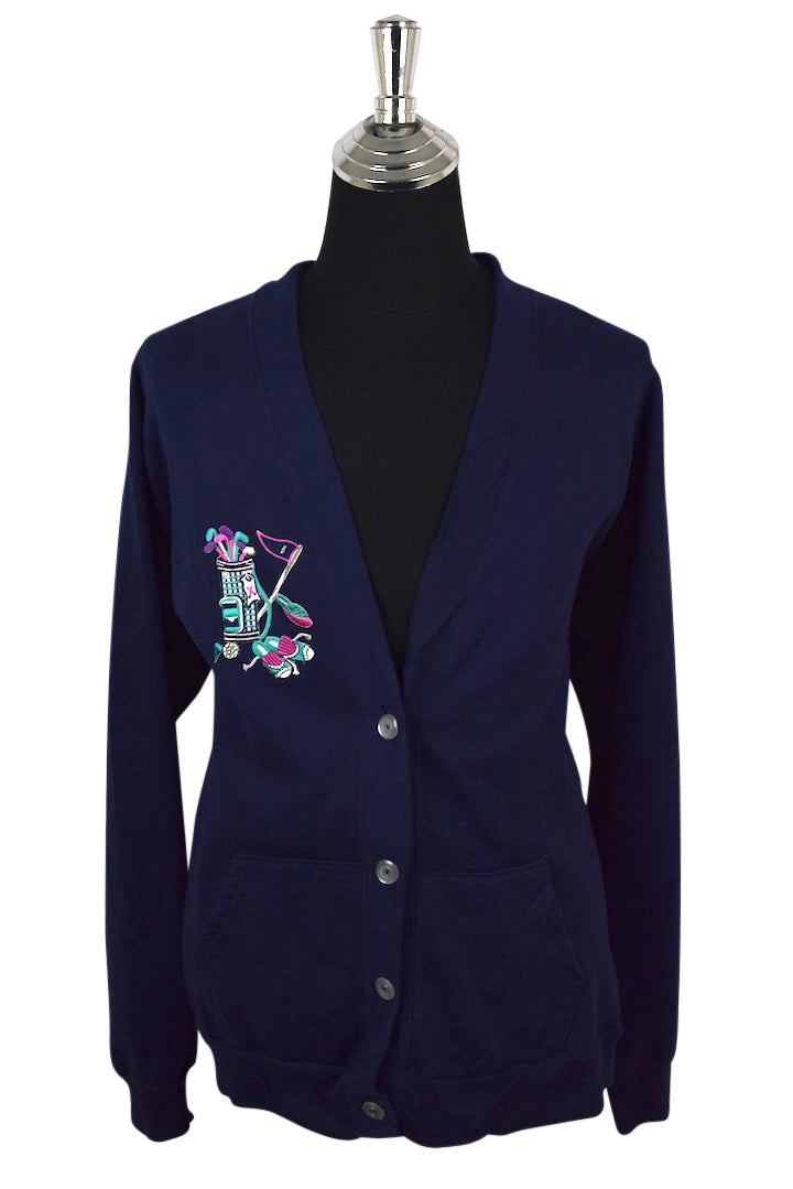 80s/90s Ladies Golf Cardigan