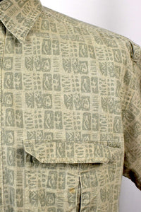 Tile Print Party Shirt