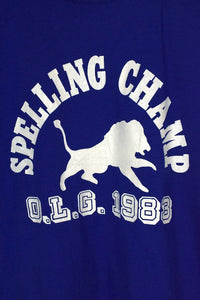 1983 Spelling Champ T-shirt