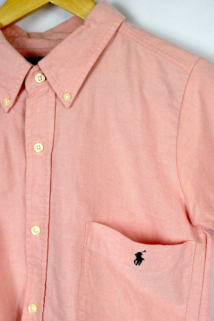Reworked Crop Ralph Lauren Brand Top