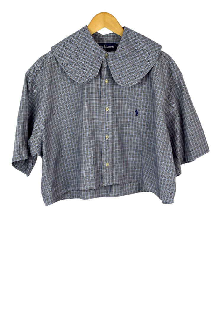 Reworked Ralph Lauren Brand Crop Top