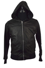 Load image into Gallery viewer, Reworked Black Leather Jacket
