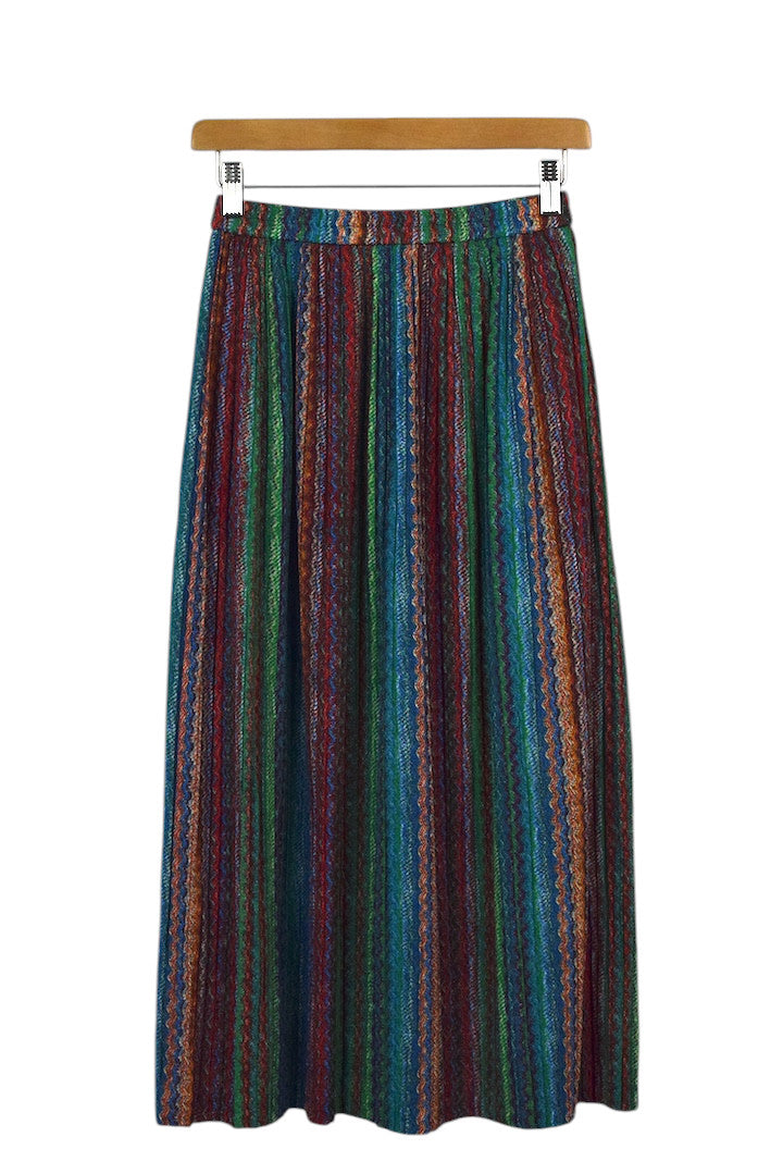 Colourful Abstract Print Skirt