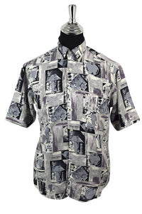Abstract Print Party Shirt
