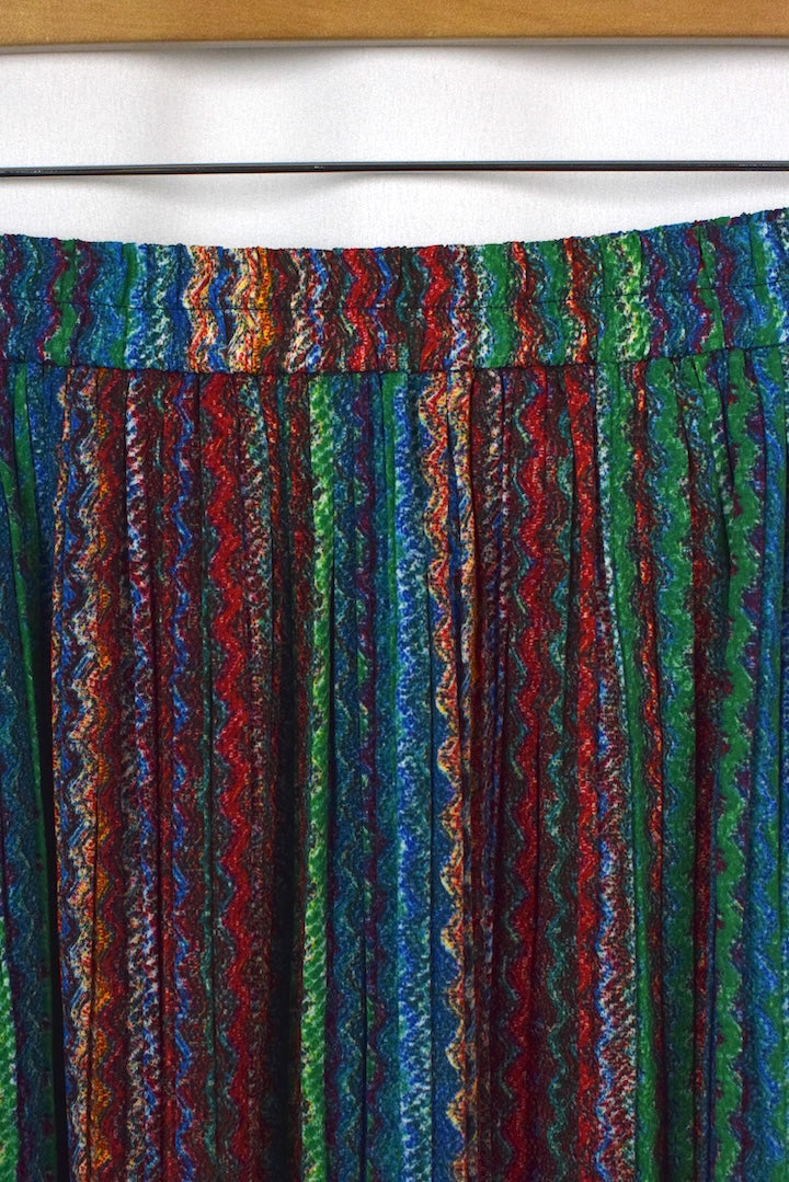 Colourful Abstract Print Skirt