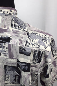Abstract Print Party Shirt