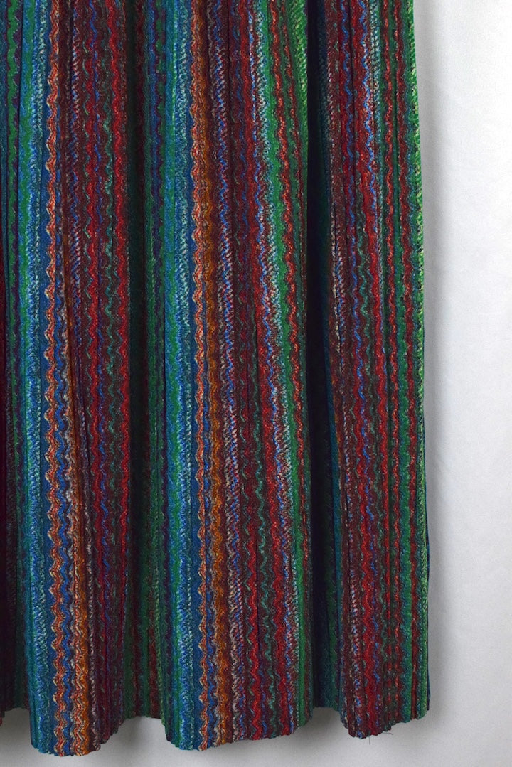 Colourful Abstract Print Skirt
