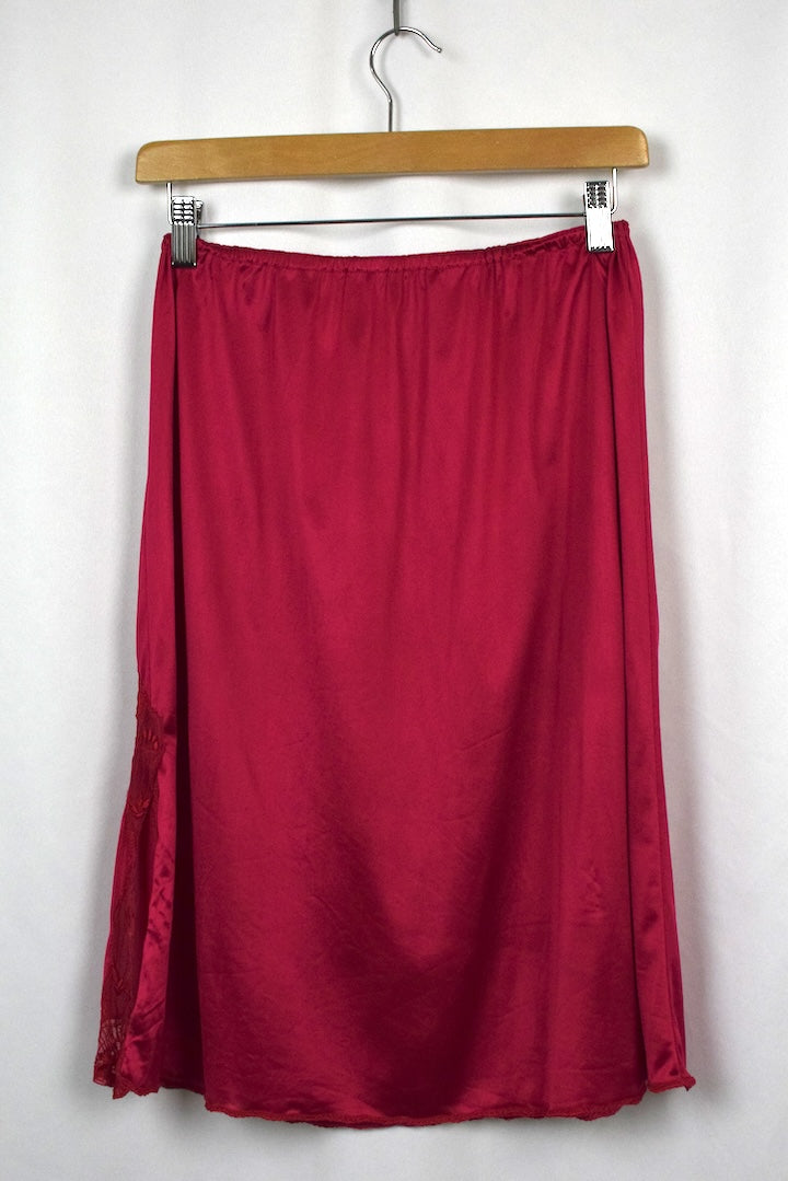 Satin Slip Skirt