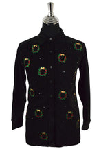 Load image into Gallery viewer, Christmas Wreath Velvet Shirt
