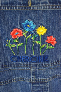 Floral Denim Overalls