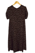 Load image into Gallery viewer, Brown Floral Print Dress
