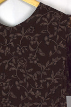 Load image into Gallery viewer, Brown Floral Print Dress
