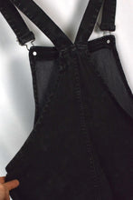Load image into Gallery viewer, Black Denim Overall Dress
