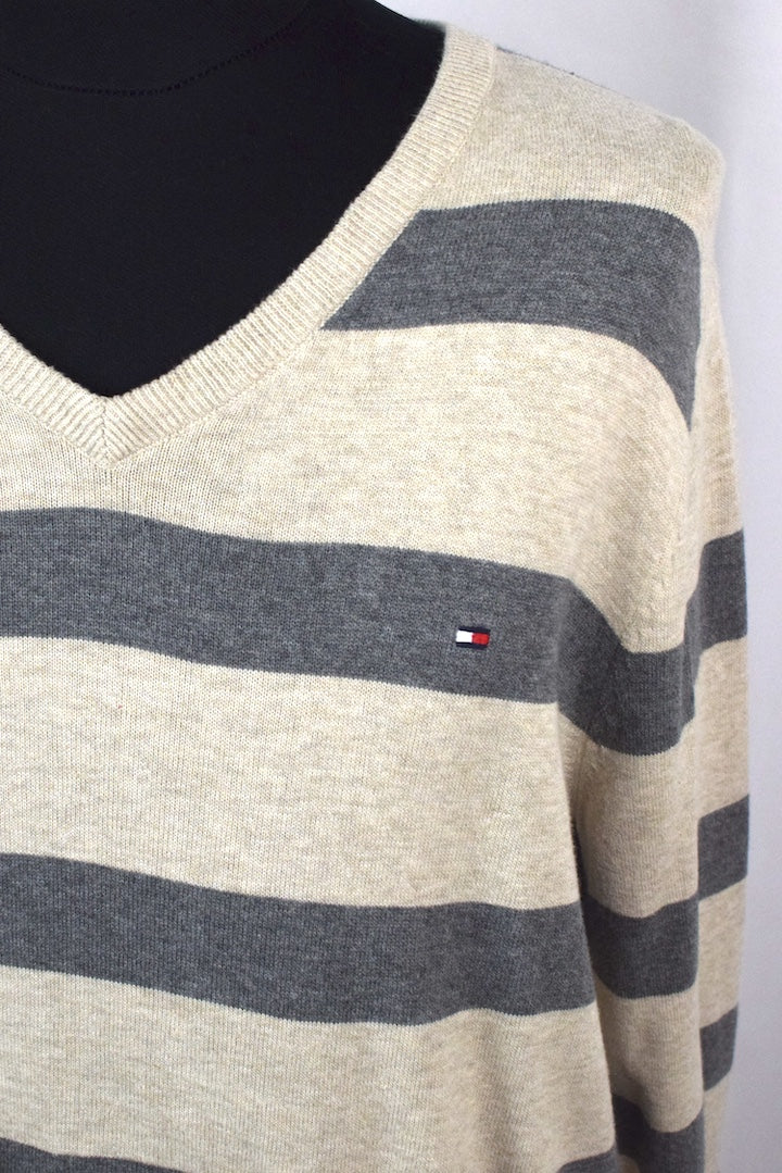 Striped Tommy Hilfiger Brand Knitted Jumper