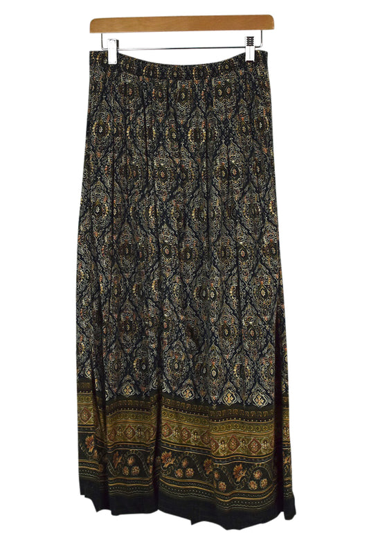 Abstract Print Skirt