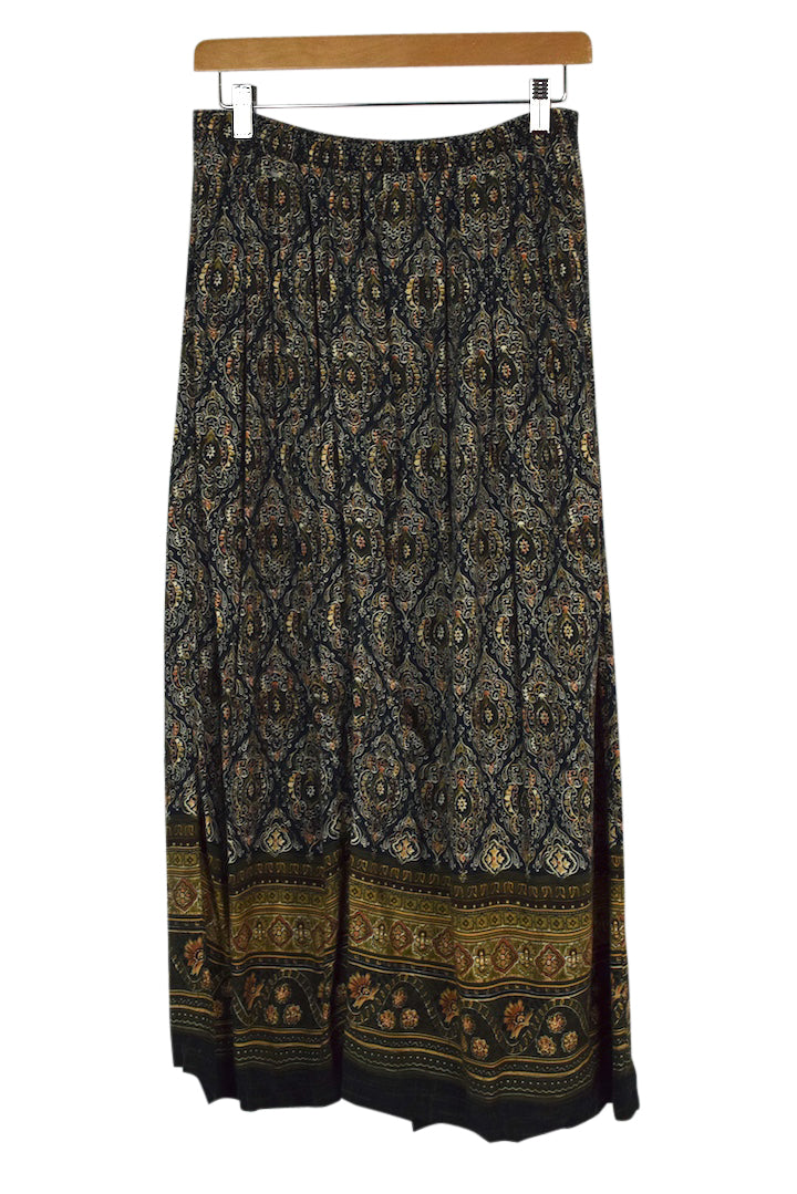 Abstract Print Skirt