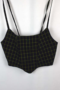 Reworked Ralph Lauren Brand Corset Style Top