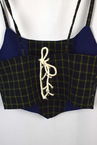 Reworked Ralph Lauren Brand Corset Style Top