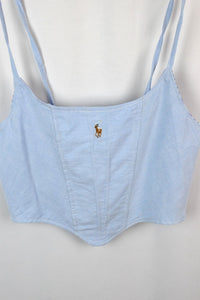 Reworked Ralph Lauren Brand Corset Style Top