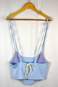 Reworked Ralph Lauren Brand Corset Style Top